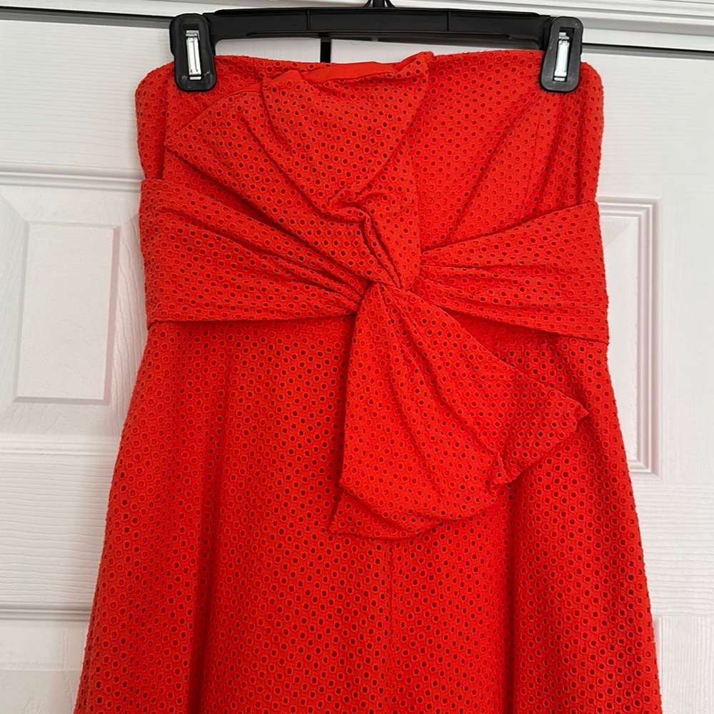 ADORABLE orange cropped jumpsuit!